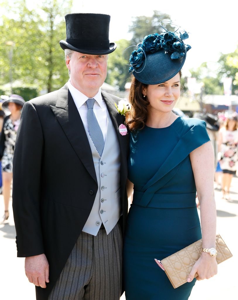 Charles Spencer and Karen Spencer at Ascot