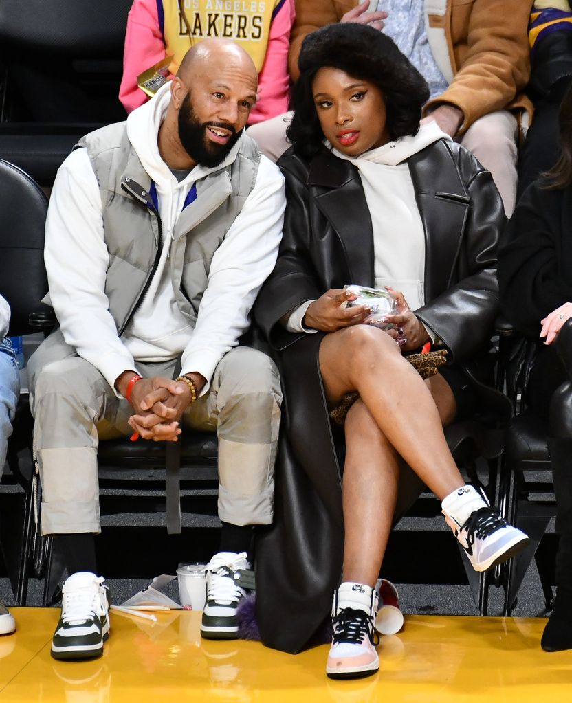 jennifer hudson common basketball la lakers 2024