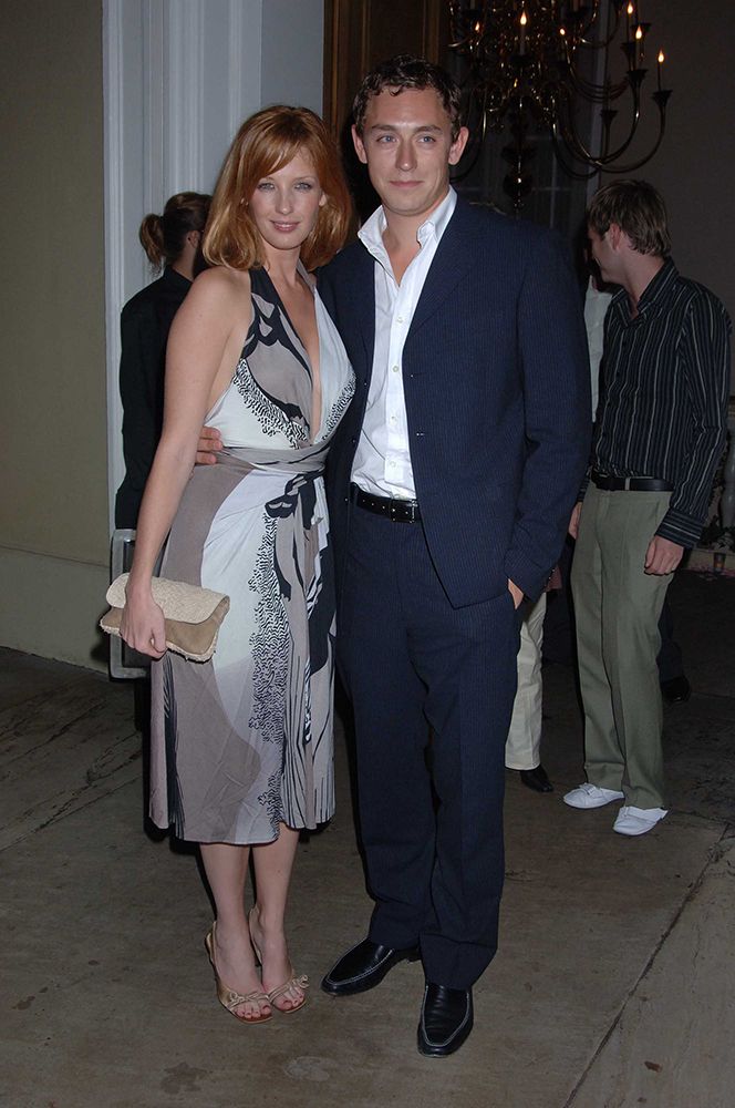 Kelly Reilly and JJ Feild at the premiere of Pride and Prejudice in 2005