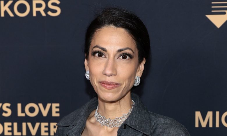 Huma Abedin flashes huge engagement ring in latest outing