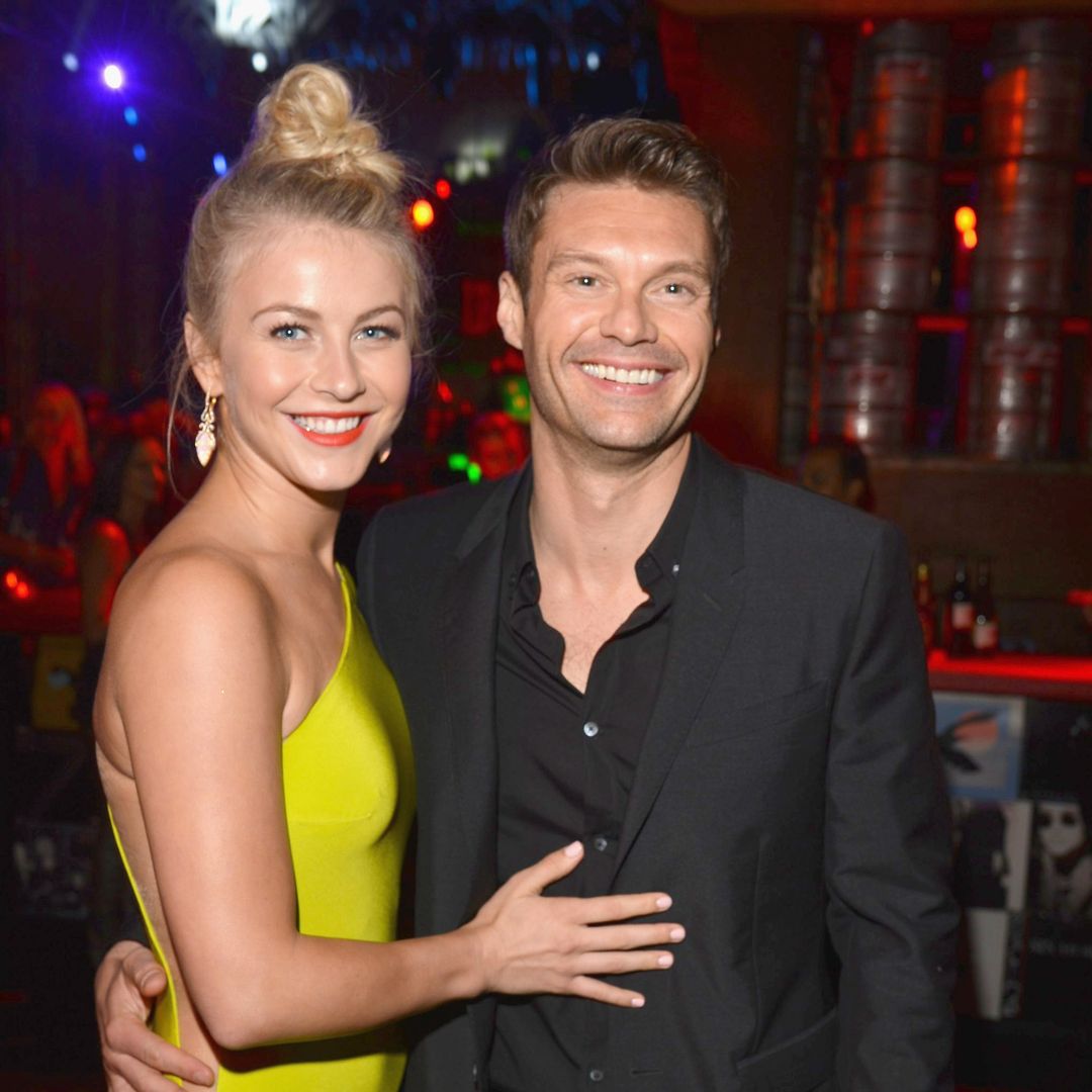 Actress Julianne Hough (L) and Media Personality Ryan Seacrest attend the "Rock Of Ages" Los Angeles premiere after party held at Grauman's Chinese Theatre on June 8, 2012 in Hollywood, California