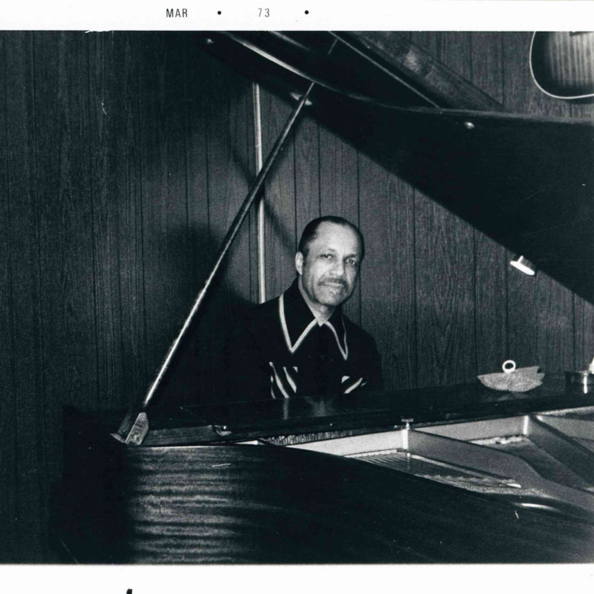 Prince's father, John Nelson, sits at the piano in his Minneapolis home, March 1973. 