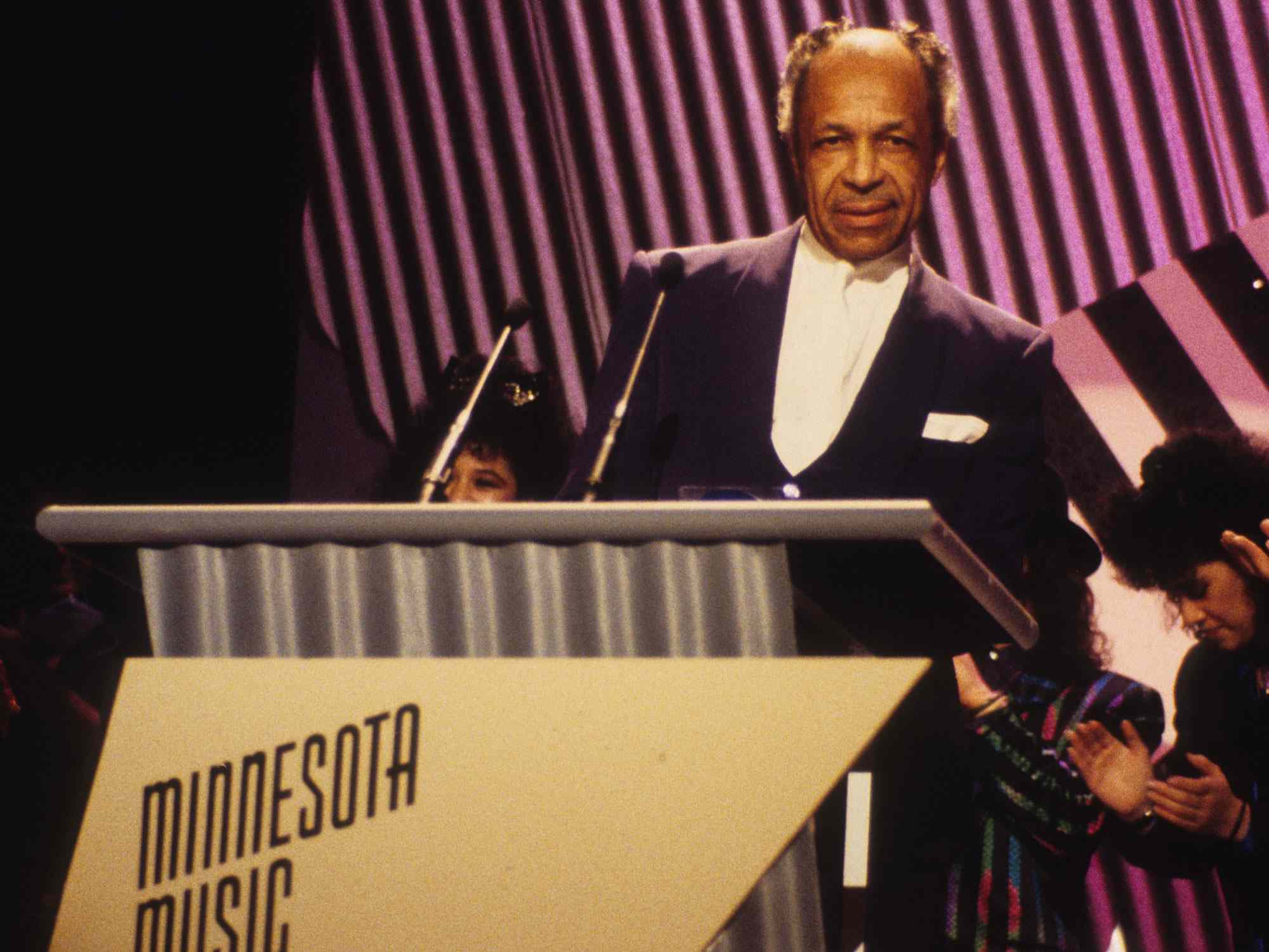 MIINNEAPOLIS, MN - APRIL 1987: Prince's father John Nelson at the Minnesota Music Awards in Minneapolis, Minnesota in April 1987. (Photo by Jim Steinfeldt/Michael Ochs Archives/Getty Images) 