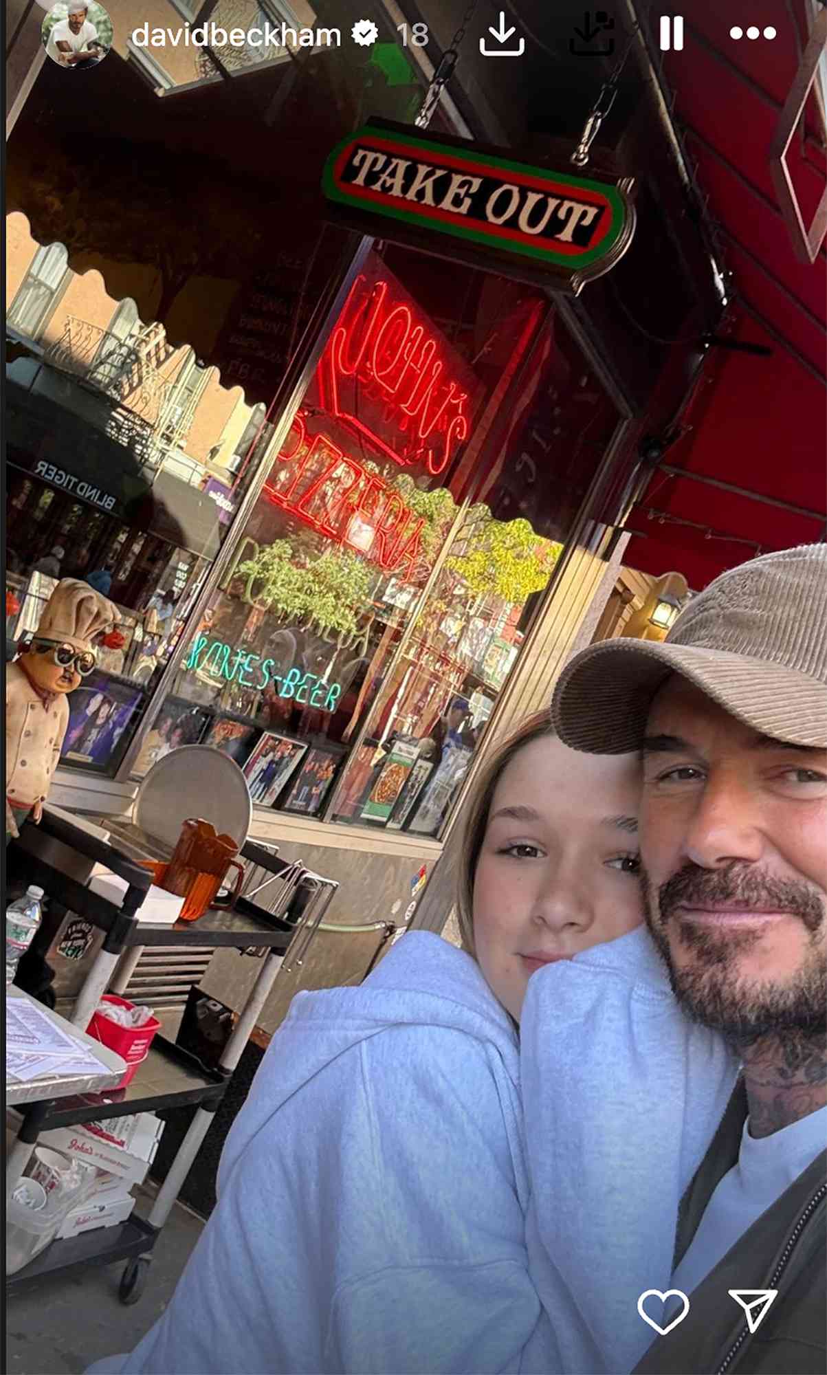 David Beckham and Daughter Harper Go on NYC ‘Pizza Tour’ — See the Photos!