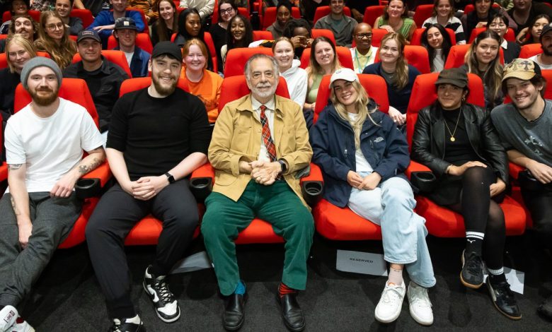 Francis Ford Coppola Receives Standing Ovation at U.K. Film and Television School Visit