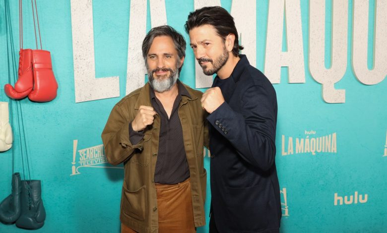 Gael García Bernal and Diego Luna attend the premiere of Hulu