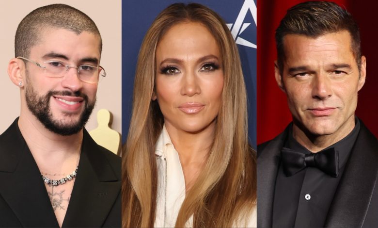 Bad Bunny, Jennifer Lopez and Ricky Martin