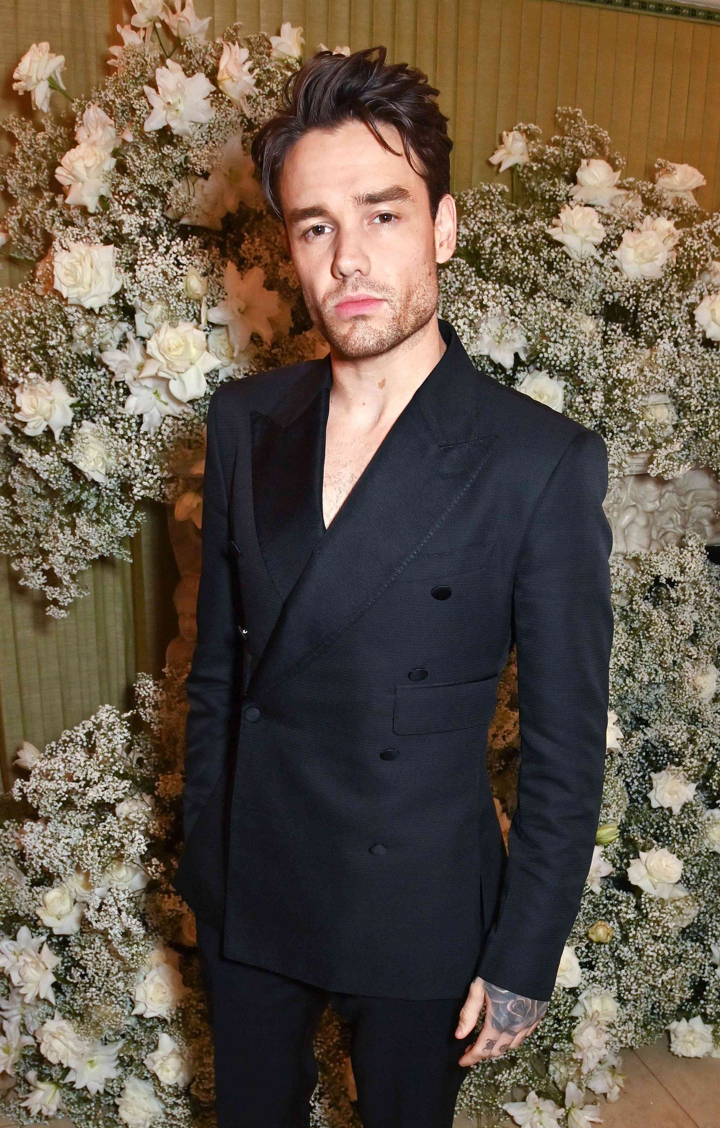 Liam Payne attends the British Vogue And Tiffany & Co. Celebrate Fashion And Film Party 2023 at Annabel's on February 19, 2023 in London, England.