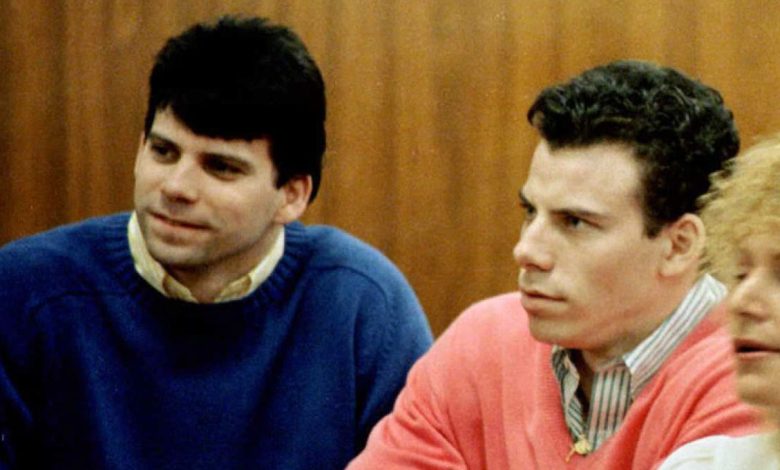 Lyle and Erik Menendez during a 1992 court appearance in Los Angeles.