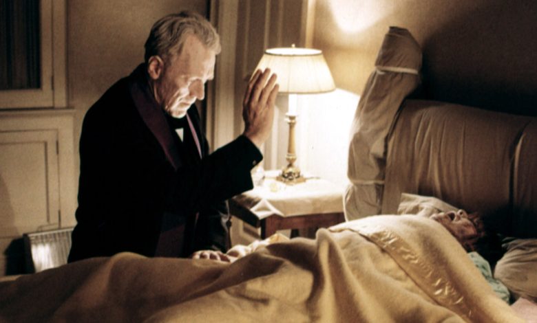 The Exorcist, Max Von Sydow, Linda Blair, 1973.