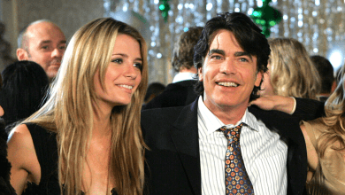 Mischa Barton and Peter Gallagher