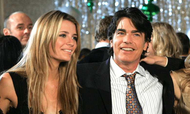 Mischa Barton and Peter Gallagher