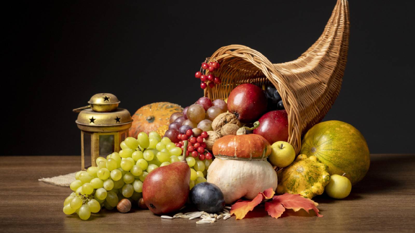 A basket of fruits