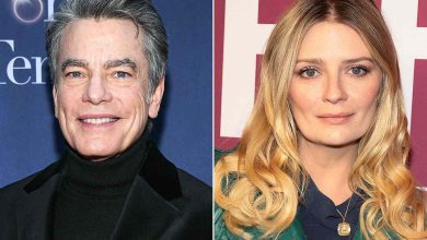 Peter Gallagher at the Broadway opening night of