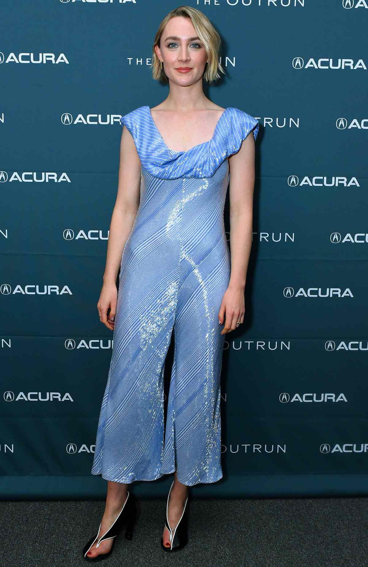 Saoirse Ronan attends the Outrun Premiere Party