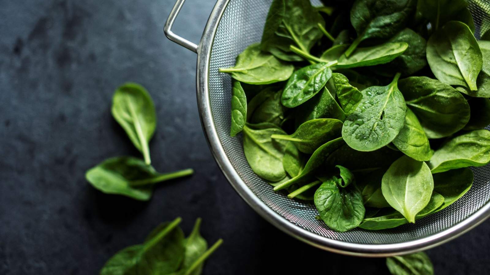 A bowl of spinach