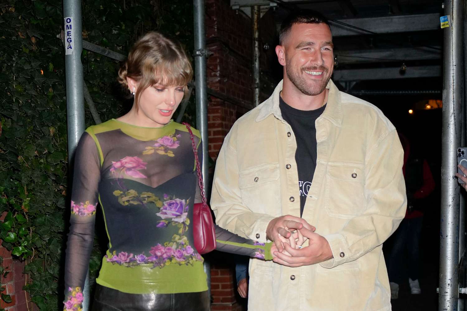 Taylor Swift and Travis Kelce have dinner at Waverly Inn on October 15, 2023