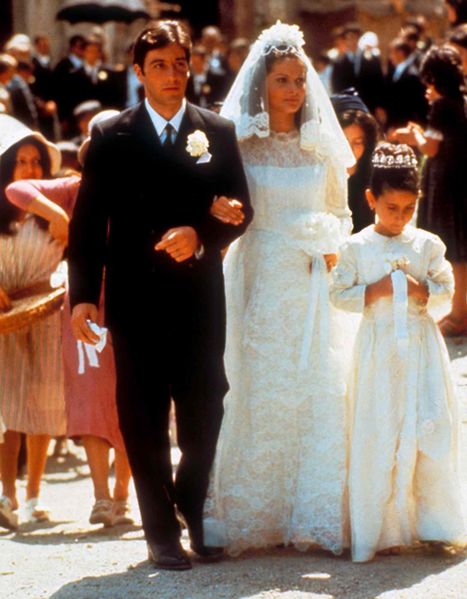 Al Pacino and Simonetta Stefanelli in 'The Godfather.'