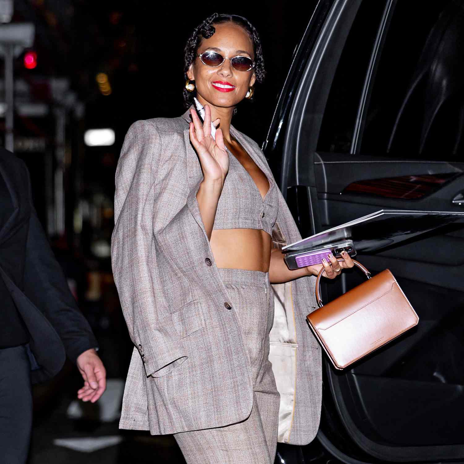 Alicia Keys is seen in Midtown on September 30, 2024 in New York City.