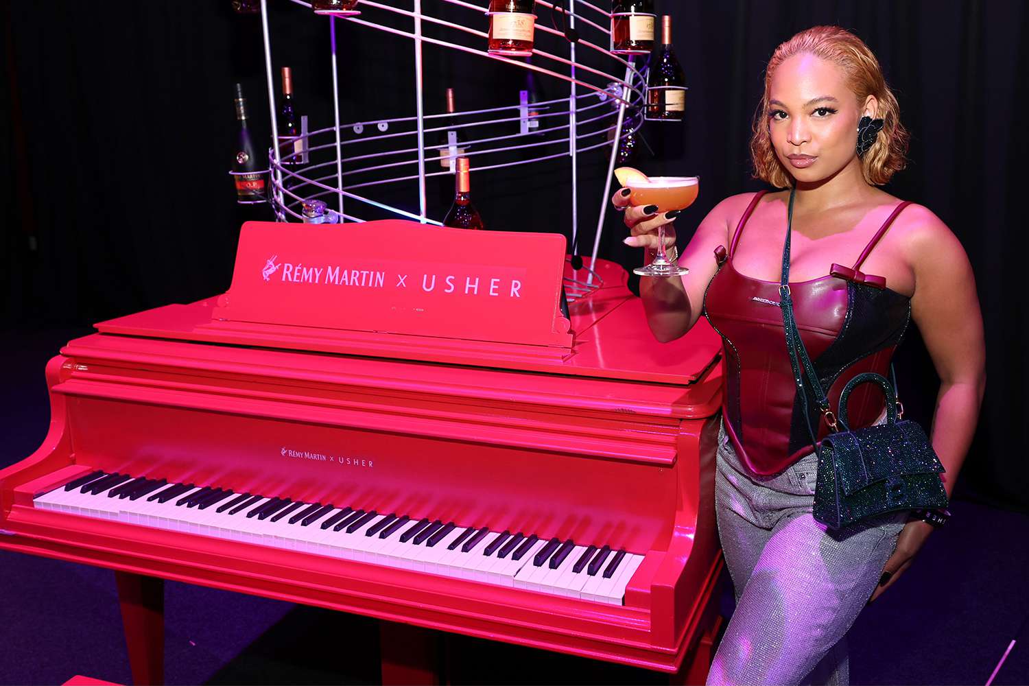 Aliya Janell at Rémy Martin x USHER: Life is a Melody Backstage Experience