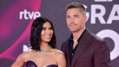 The Rookie's Eric Winter and striking famous wife look loved up in new celebratory photos