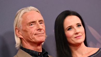 Paul Weller makes rare appearance with glamorous wife Hannah Andrews