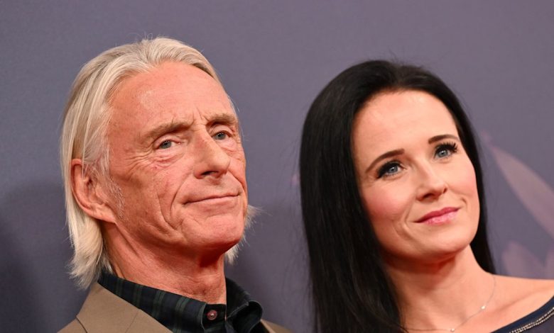 Paul Weller makes rare appearance with glamorous wife Hannah Andrews