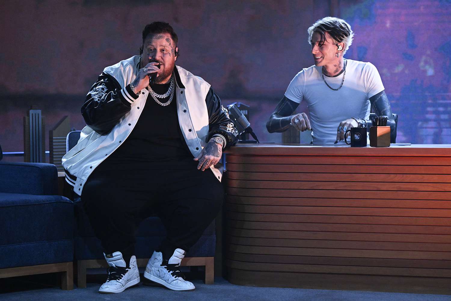 Jelly Roll & mgk perform on THE TONIGHT SHOW STARRING JIMMY FALLON