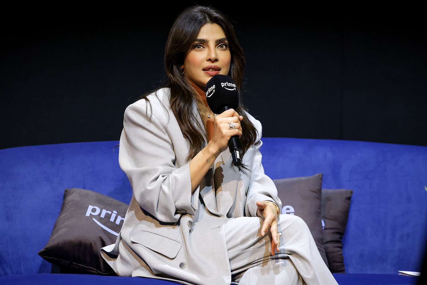 Priyanka Chopra pictured at Prime Videoâs star-studded showcase event Prime Video Presents: Trailblazers at the Queen Elizabeth Hall