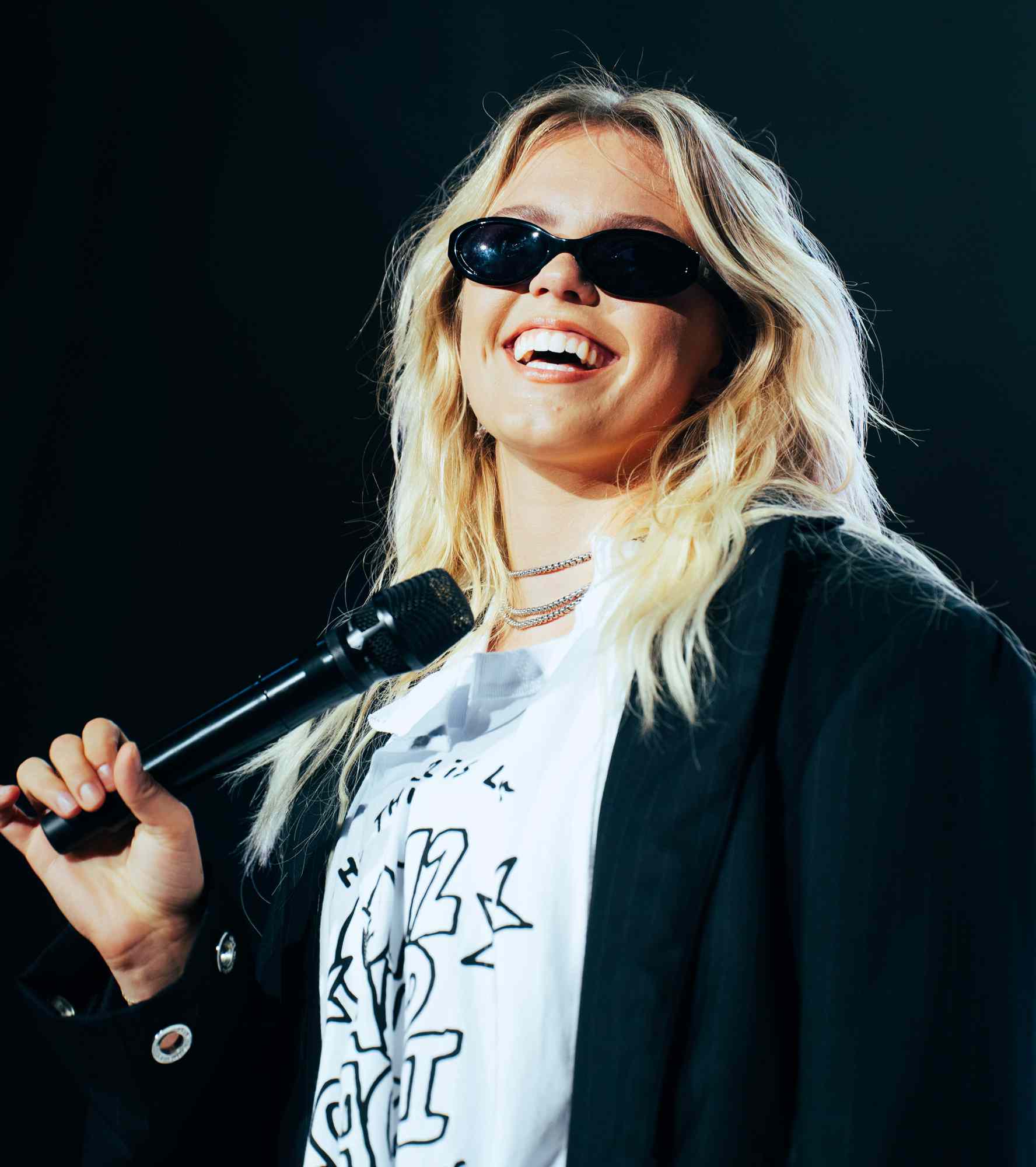 Renee Rapp performs during All Things Go festival at Forest Hills Stadium.