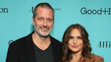 Mariska Hargitay and Blue Bloods star husband cozy up in photo from family holiday