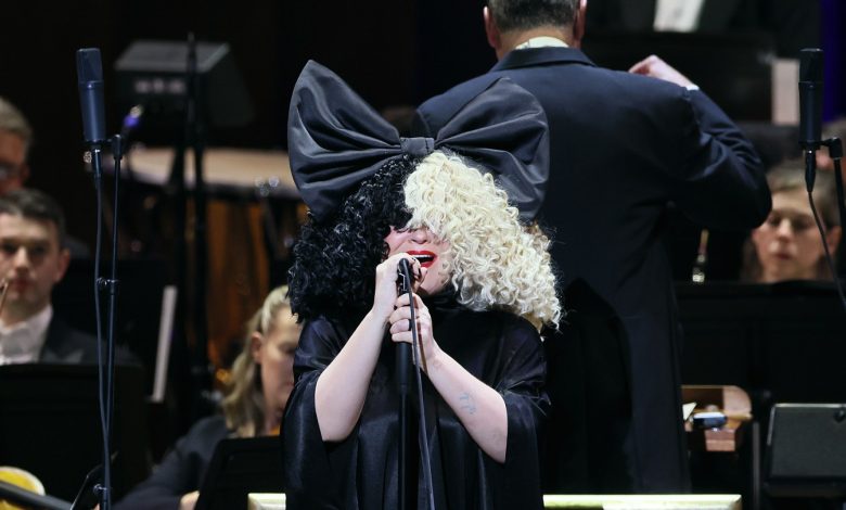 WASHINGTON, DC - NOVEMBER 18: Sia performs during the 2024 ADL “In Concert Against Hate” at the Kennedy Center Concert Hall on November 18, 2024 in Washington, DC. (Photo by Jemal Countess/Getty Images for Anti-Defamation League)