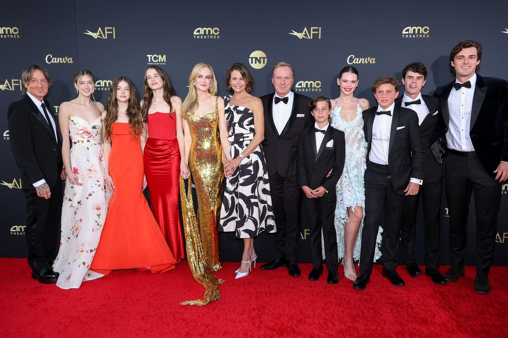 Antonia and Craig's big family came to support Nicole for the AFI Lifetime Achievement award