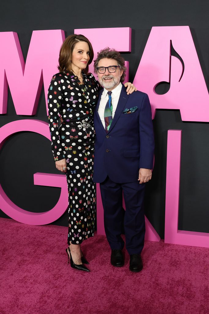 Tina Fey and Jeff Richmond attend the "Mean Girls" premiere at AMC Lincoln Square Theater on January 08, 2024 in New York City