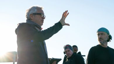 Alfonso Cuaron during production of