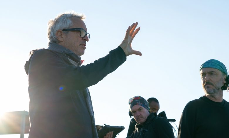 Alfonso Cuaron during production of