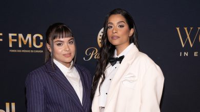 Devery Jacobs and Lilly Singh attend The Hollywood Reporter