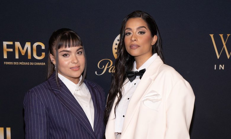 Devery Jacobs and Lilly Singh attend The Hollywood Reporter