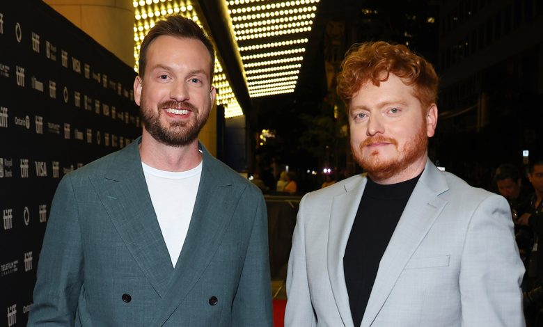 (L-R) Scott Beck and Bryan Woods attend the premiere of Heretic during the 2024 Toronto International Film Festival at Princess of Wales Theatre on September 08, 2024 in Toronto, Ontario.