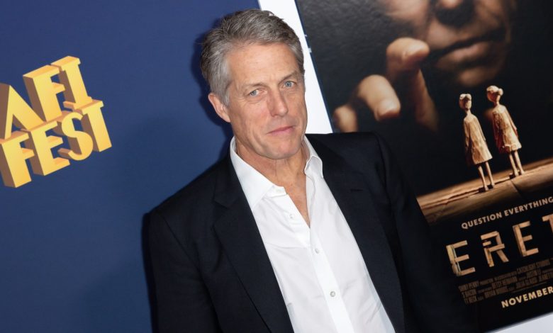 Hugh Grant attends the premiere of Heretic