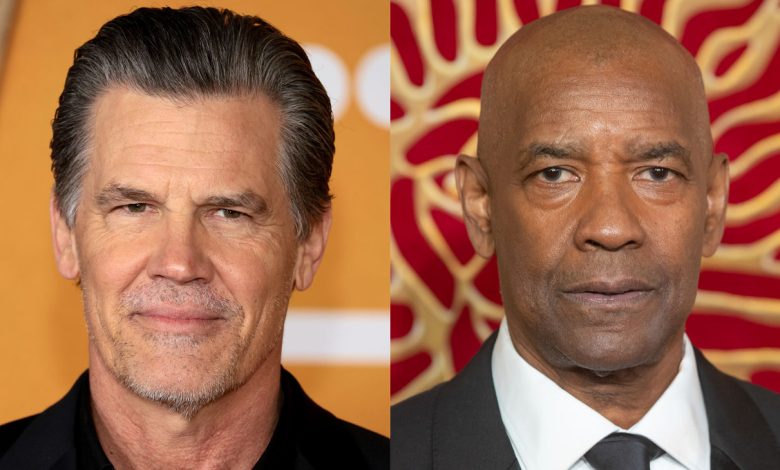 Josh Brolin and Denzel Washington