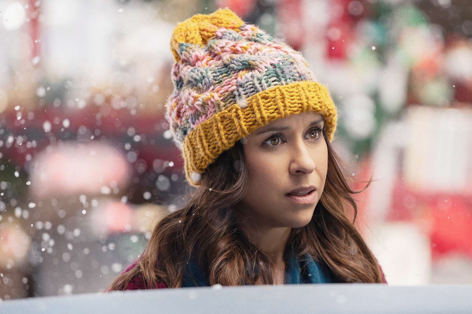 Lacey Chabert as Kathy Barrett in Hot Frosty.