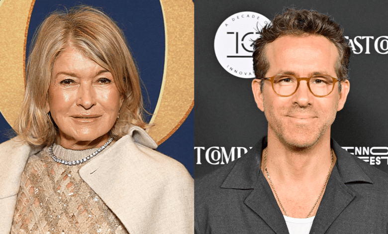 Martha Stewart and Ryan Reynolds