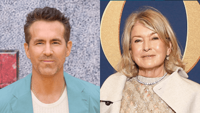 Ryan Reynolds and Martha Stewart