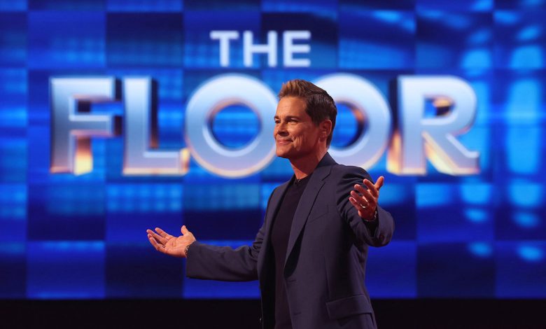 Host Rob Lowe in the season premiere of The Floor