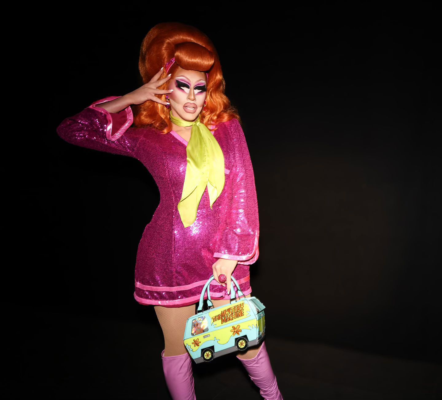 Trixie Mattel as Daphne from Scooby Doo Celebrity halloween costumes 2024