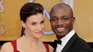 Idina Menzel's handsome teen son looks just like dad Taye Diggs in new photo