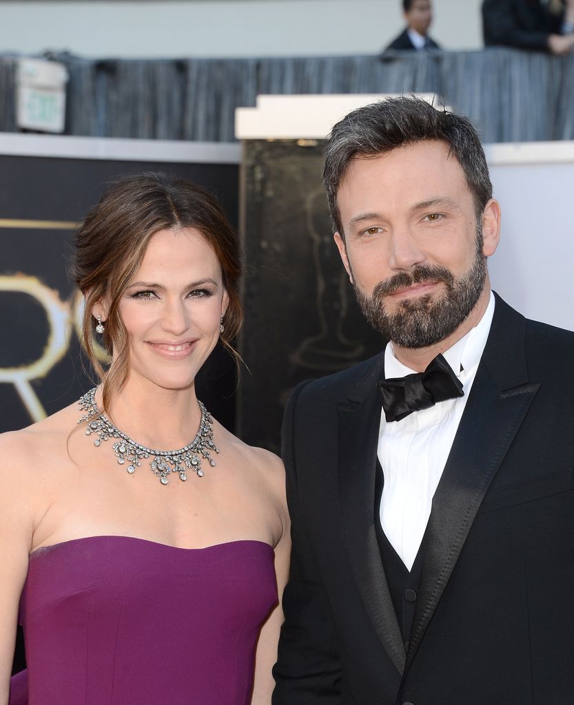 Actress Jennifer Garner and actor-director Ben Affleck arrive at the Oscars at Hollywood & Highland Center on February 24, 2013 in Hollywood, California.