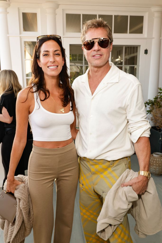 Inés de Ramón and Brad Pitt Rock4EB 2024, Malibu, California - 21 Sep 2024