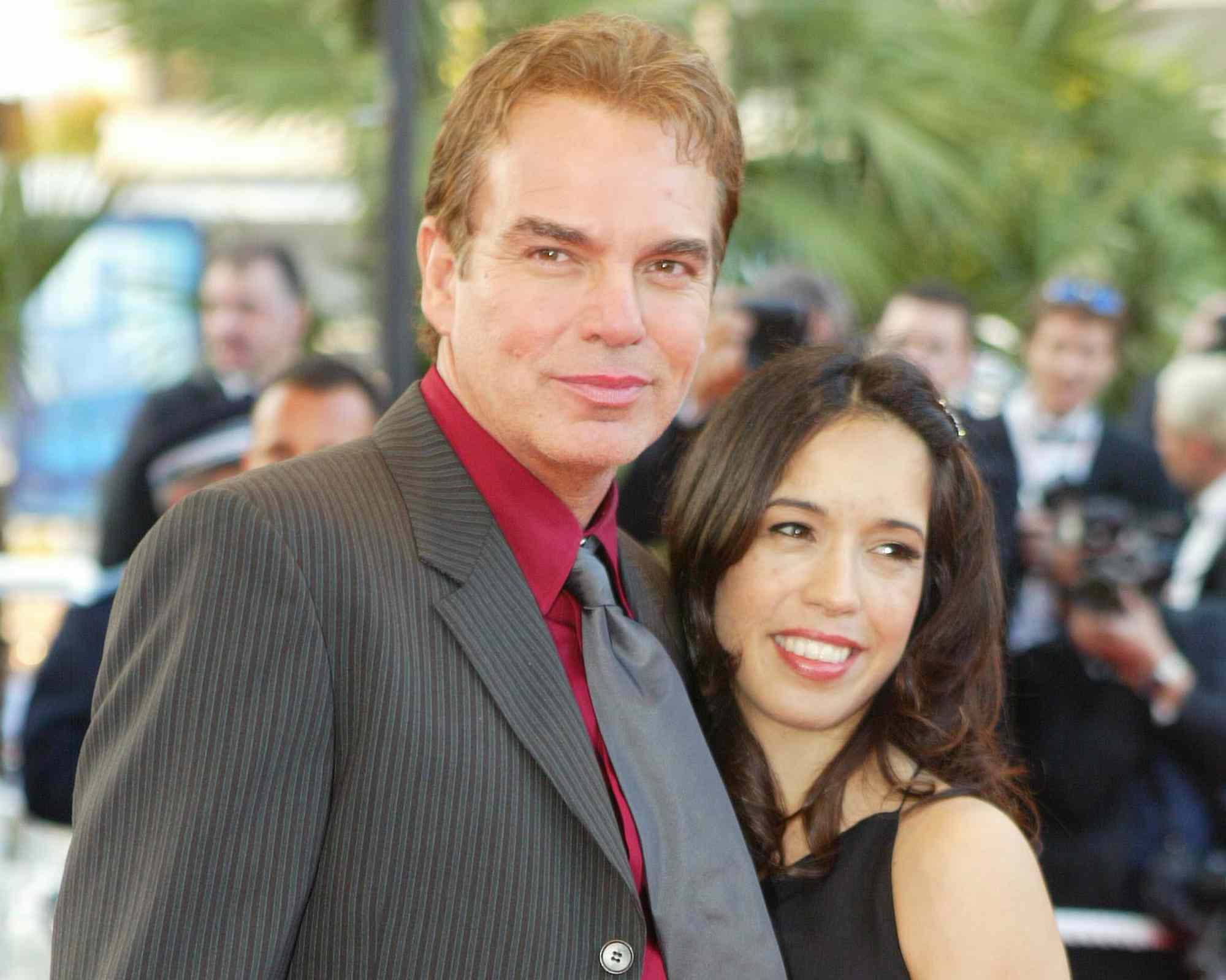 Billy Bob Thornton and girlfriend Connie Angland attend the screening of the film "Bad Santa" at the Palais des Festivals during the 57th International Cannes Film Festival May 19, 2004 in Cannes, France